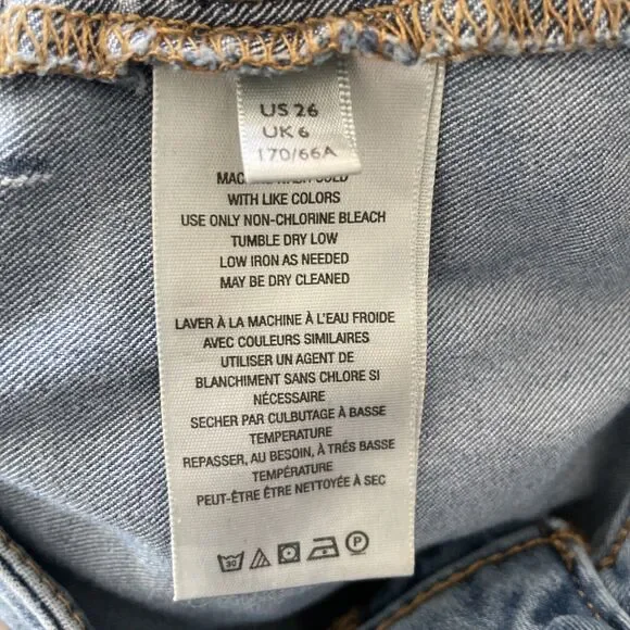 We the Free Jeans Womens 26 Blue Extreme Flare Bell-Bottoms‎ Float on Wide - Picture 8 of 10